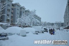 暴雪+冷波双重警告启发！打到河南省的暴雪，当